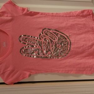 Pink girl's Justice top